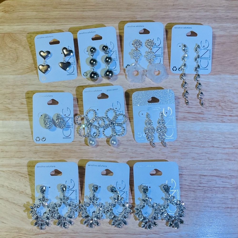 Icing Earing Bundle  of 10 pairs